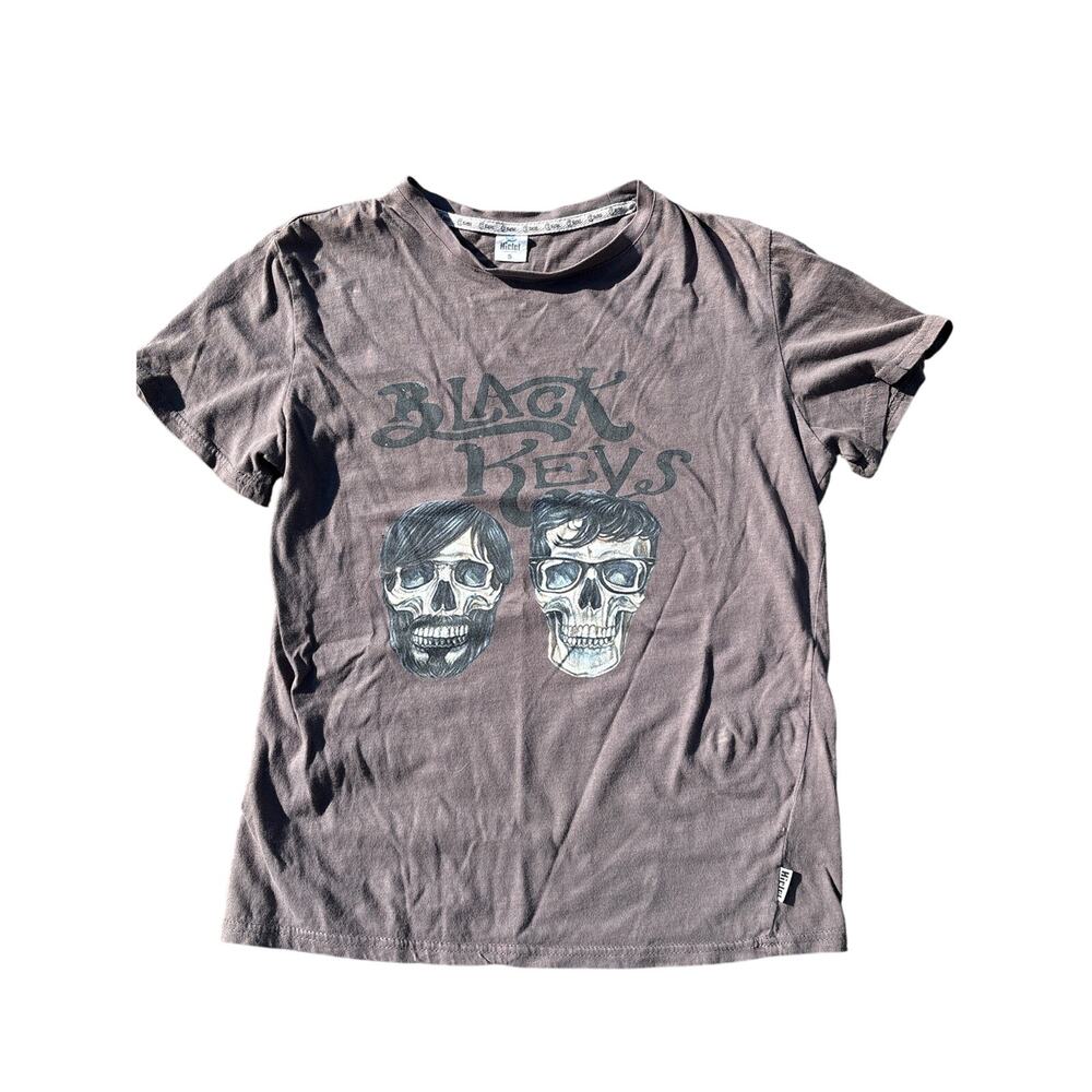 The Black Keys grey small shirt casual hiclol print tee